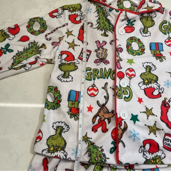 Dr. Seuss The‎ Grinch Sleepwear Pj Set Size 2T NWT - Picture 9 of 11